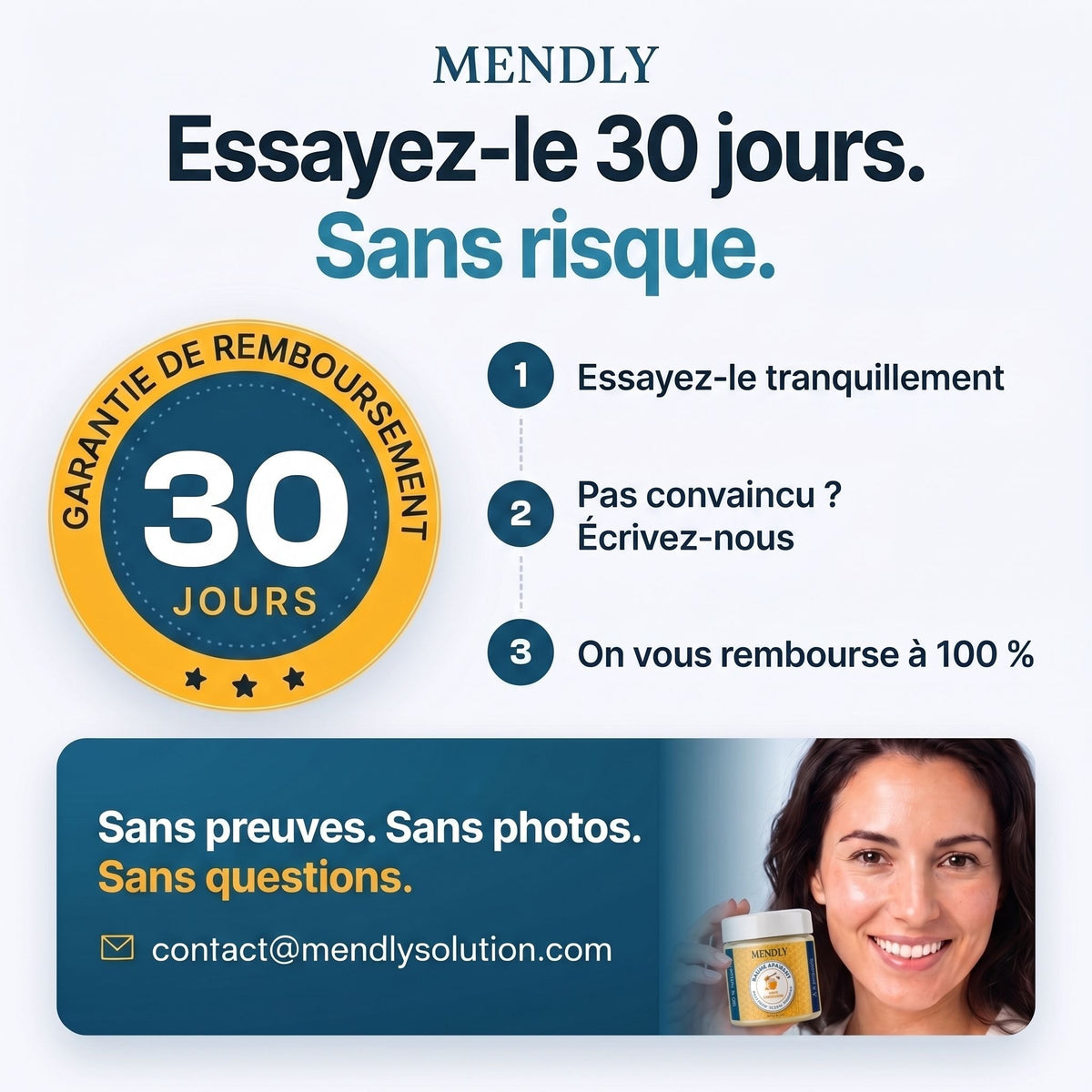 Essayez-le 30 jours sans risque